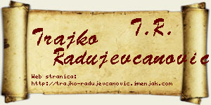 Trajko Radujevčanović vizit kartica